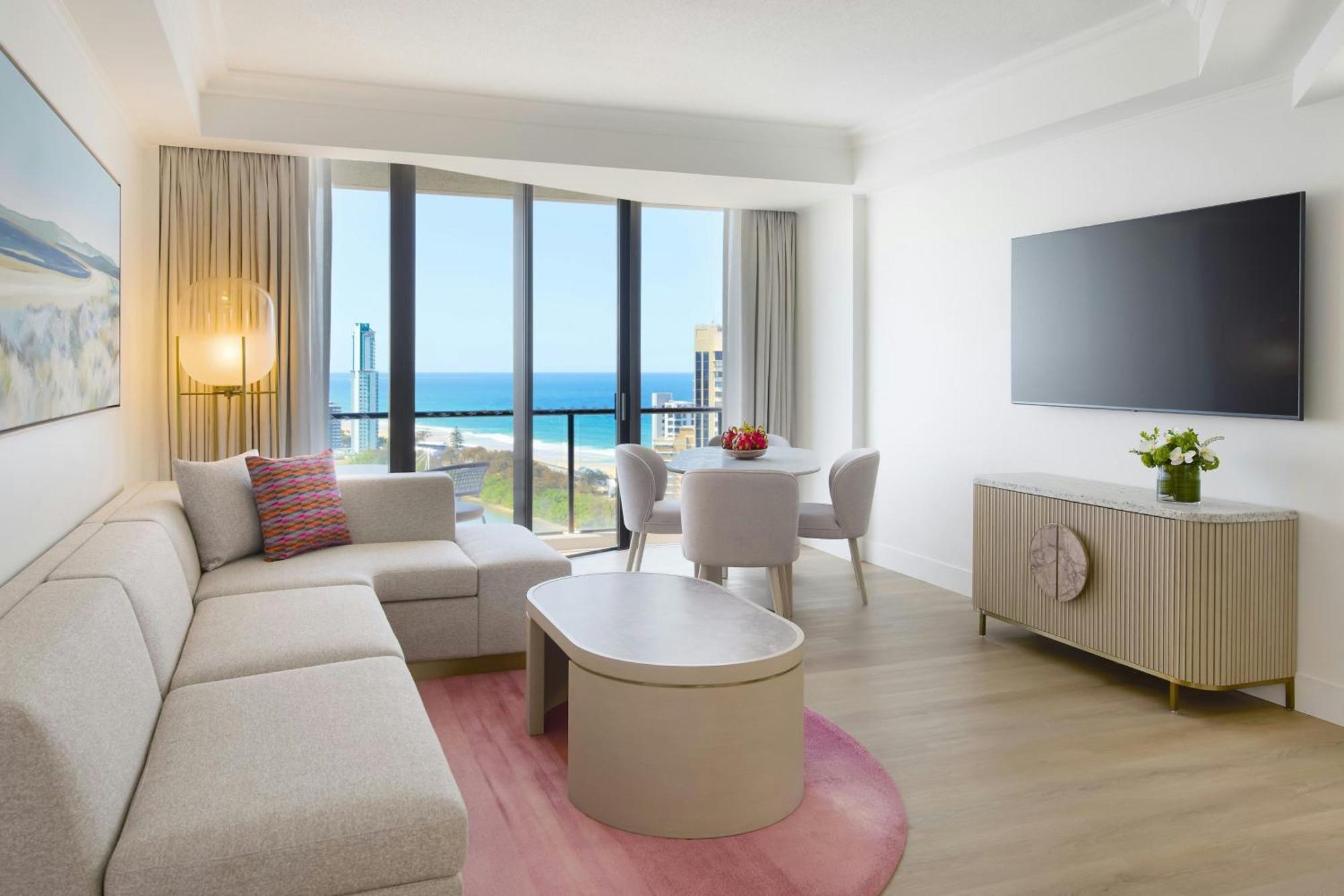1 Bedroom Deluxe Suite, King, Sofa bed, Lagoon view, Balcony,1758597312:JPEG